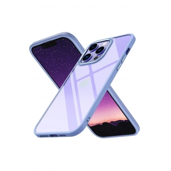 Mey İthalat®   iPhone 13 Pro Max Kılıf Power Silikon - Sierra Blue