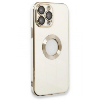 Mey İthalat®   iPhone 13 Pro Max Kılıf Store Silikon - Beyaz