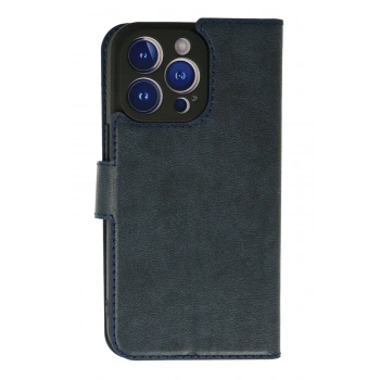 Mey İthalat®   iPhone 13 Pro Max Kılıf Trend S Plus Kapaklı Kılıf - Lacivert