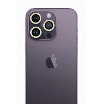 Mey İthalat®   iPhone 13 Pro Max Neon Fosforlu Kamera Lens - Beyaz