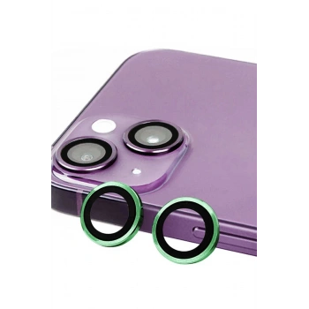 Mey İthalat®   iPhone 13 Raze Metal Kamera Lens - Yeşil