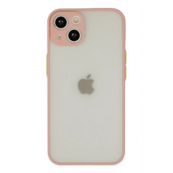 Mey İthalat®   iPhone 14 Kılıf Montreal Silikon Kapak - Pembe