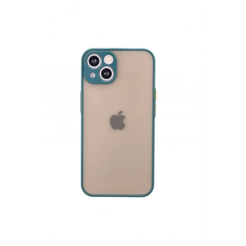 Mey İthalat®   iPhone 14 Kılıf Montreal Silikon Kapak - Yeşil