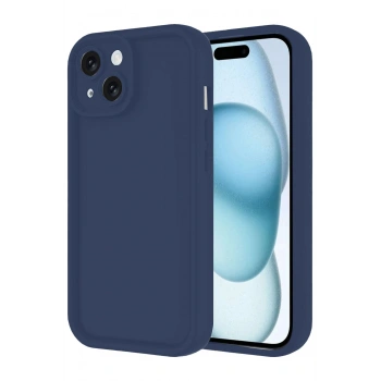 Mey İthalat®   iPhone 14 Kılıf Viera Silikon - Lacivert