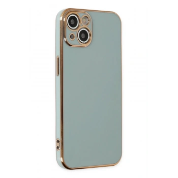 Mey İthalat®   iPhone 14 Kılıf Volet Silikon - Açık Yeşil