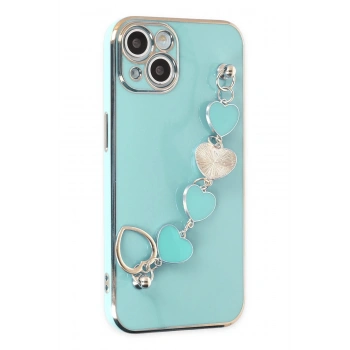 Mey İthalat®   iPhone 14 Plus Kılıf Esila Silikon - Su Yeşili