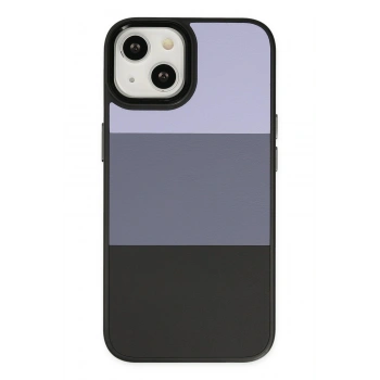 Mey İthalat® iPhone 14 Plus Kılıf King Kapak - Lila-Siyah