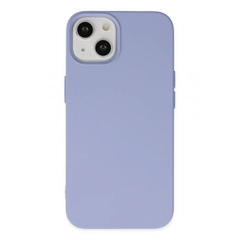 Mey İthalat®   iPhone 14 Plus Kılıf Nano içi Kadife Silikon - Lila