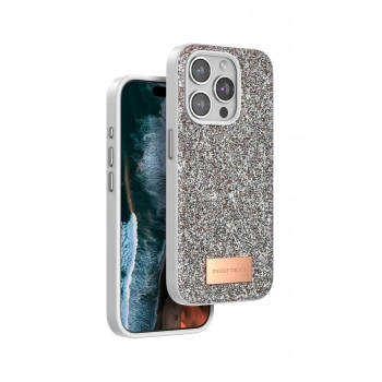 Mey İthalat®   iPhone 14 Pro Bright Simli Kapak - Gold