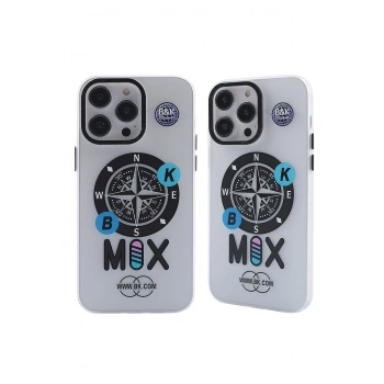 Mey İthalat®   iPhone 14 Pro Kılıf Apollo Magneticsafe Desenli Kapak - Apollo Şeffaf - 3