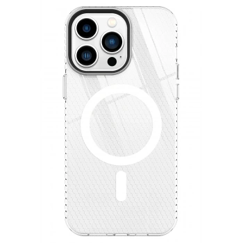 Mey İthalat®   iPhone 14 Pro Kılıf Beta Magneticsafe Silikon - Şeffaf