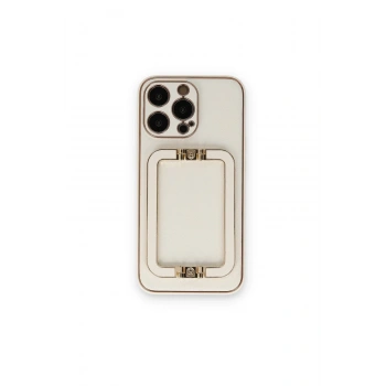 Mey İthalat®   iPhone 14 Pro Kılıf Coco Elit Kapak - Beyaz