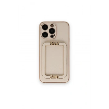 Mey İthalat®   iPhone 14 Pro Kılıf Coco Elit Kapak - Gold