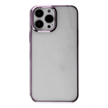Mey İthalat®   iPhone 14 Pro Kılıf Element Silikon - Lila