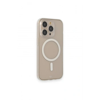Mey İthalat®   iPhone 14 Pro Kılıf Grand Magneticsafe Kapak - Şeffaf