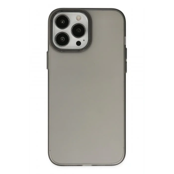 Mey İthalat®   iPhone 14 Pro Kılıf Modos Metal Kapak - Siyah