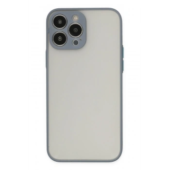 Mey İthalat® iPhone 14 Pro Kılıf Montreal Silikon Kapak - Gri