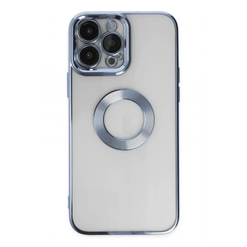 Mey İthalat®   iPhone 14 Pro Kılıf Slot Silikon - Sierra Blue