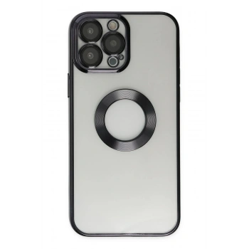 Mey İthalat®   iPhone 14 Pro Kılıf Slot Silikon - Siyah