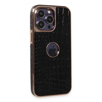 Mey İthalat®   iPhone 14 Pro Kılıf Snake Kapak - Siyah