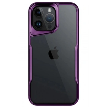 Mey İthalat®   iPhone 14 Pro Max Kılıf Boyi Silikon Kapak - Derin Mor
