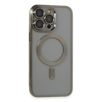 Mey İthalat®   iPhone 14 Pro Max Kılıf Kross Magneticsafe Kapak - Titan Gri