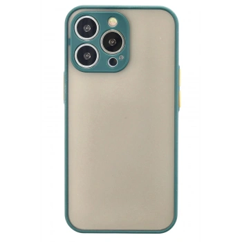 Mey İthalat®   iPhone 14 Pro Max Kılıf Montreal Silikon Kapak - Yeşil