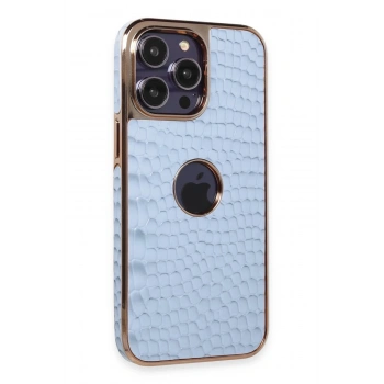 Mey İthalat®   iPhone 14 Pro Max Kılıf Snake Kapak - Sierra Blue