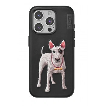 Mey İthalat®   iPhone 14 Pro Max Perma Desenli Kapak - Siyah