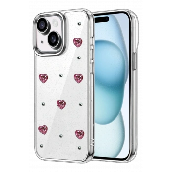 Mey İthalat® iPhone 15 Plus Fiyonk Desenli Kapak - Desen 3