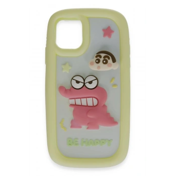 Mey İthalat®   iPhone 15 Pro Kılıf Poky Karakter Silikon Kapak - Desen 4