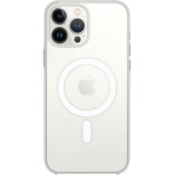 Mey İthalat®   iPhone 15 Pro Max Kılıf Pc Real Magsafe Kapak - Şeffaf