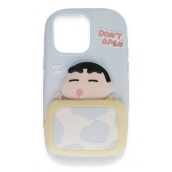 Mey İthalat®   iPhone 15 Pro Max Kılıf Poky Karakter Silikon Kapak - Desen 3
