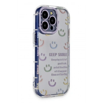 Mey İthalat®   iPhone 15 Pro Max Kılıf Reflexion Desenli Kapak - Desen 2