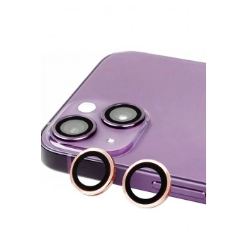 Mey İthalat®   iPhone 15 Raze Metal Kamera Lens - Pembe