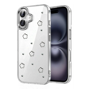 Mey İthalat®   iPhone 16 Fiyonk Desenli Kapak - Desen 2