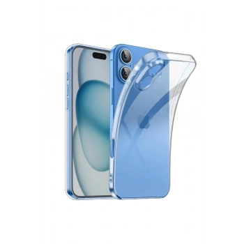 Mey İthalat®   iPhone 16 Kılıf Lüx Şeffaf Silikon
