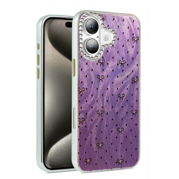 Mey İthalat®   iPhone 16 Plus Kılıf Blade Aynalı Desenli Kapak - Desen 2