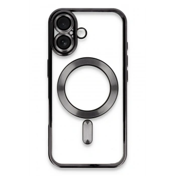 Mey İthalat®   iPhone 16 Plus Kılıf Kross Magneticsafe Kapak - Siyah