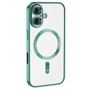 Mey İthalat®   iPhone 16 Plus Kılıf Kross Magneticsafe Kapak - Turkuaz