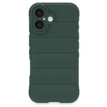 Mey İthalat®   iPhone 16 Plus Kılıf Optimum Silikon - Koyu Yeşil