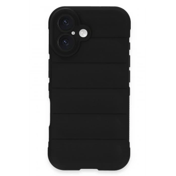 Mey İthalat®   iPhone 16 Plus Kılıf Optimum Silikon - Siyah