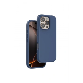 Mey İthalat®   iPhone 16 Pro Home Magsafe Kapak - Lacivert