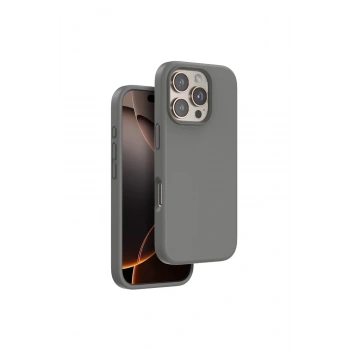 Mey İthalat®   iPhone 16 Pro Home Magsafe Kapak - Titan Gri