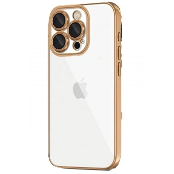 Mey İthalat®   iPhone 16 Pro Kılıf  Lensli Silikon - Desert