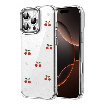 Mey İthalat®   iPhone 16 Pro Max Fiyonk Desenli Kapak - Desen 9