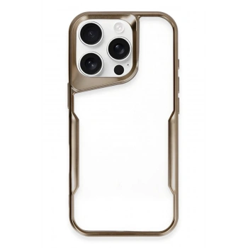 Mey İthalat®   iPhone 16 Pro Max Kılıf Boyi Silikon Kapak - Desert
