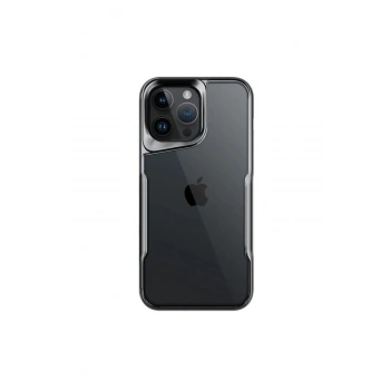 Mey İthalat®   iPhone 16 Pro Max Kılıf Boyi Silikon Kapak - Titan Gri