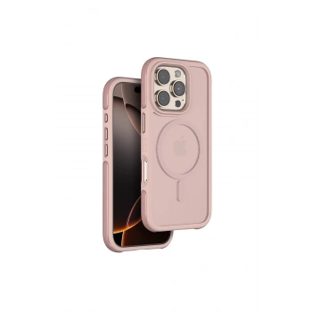 Mey İthalat®   iPhone 16 Pro Max Orbit Magsafe Kapak - Rose Gold