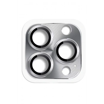 Mey İthalat®   iPhone 16 Pro Max Pers Alüminyum Kamera Lens - Gri